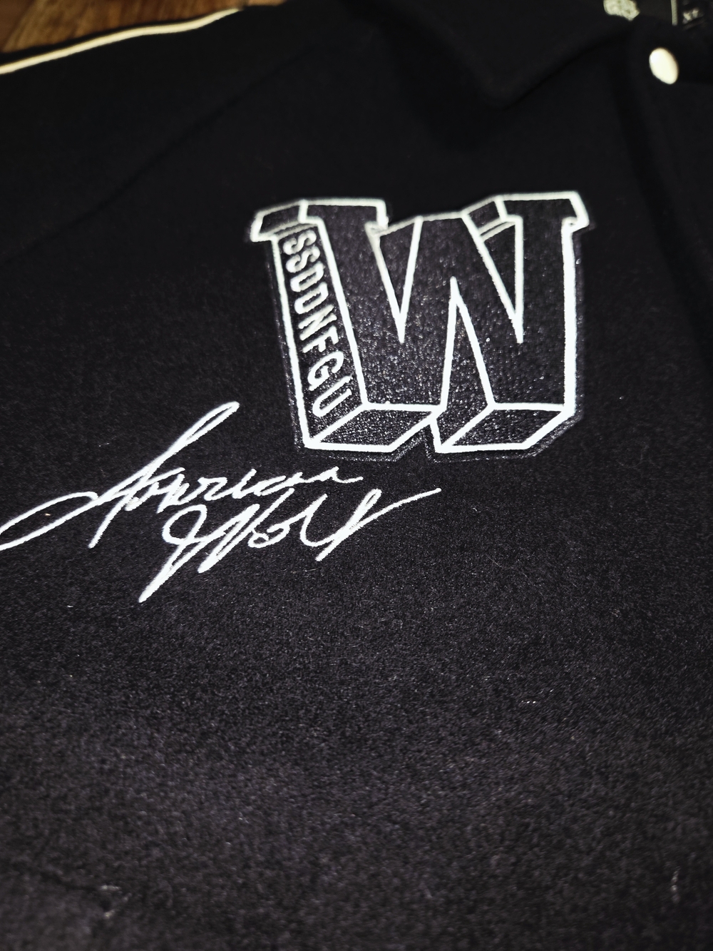 DARC Sport "American Wolf" Roxy Box Cut Rudy Letterman Jacket. #46 Of 500. XL. - Picture 5 of 11